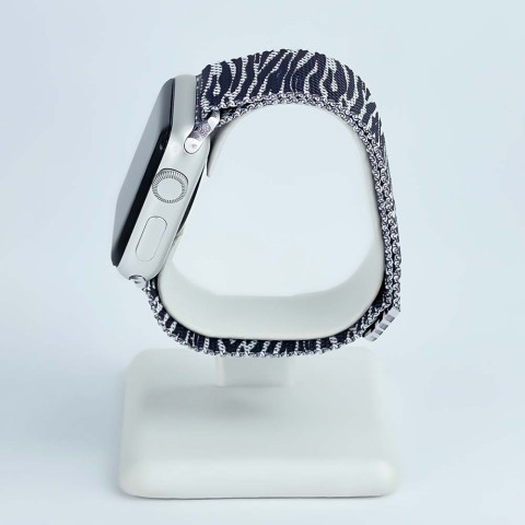 Ремешок на Apple watch 42/44/45mm Milanese Loop Band Zebra